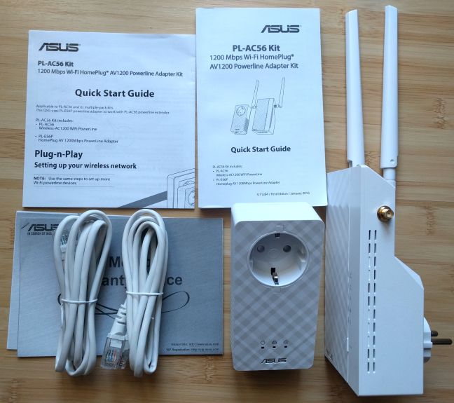 ASUS PL-AC56, powerline, adapter, wireless, dual-band
