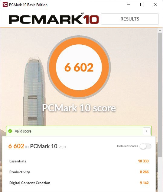 ASUS Mini PC ProArt PA90 - PCMark 10 score