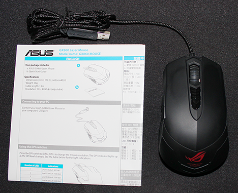 ASUS, ROG, Buzzard, GX860, mouse, review, gaming, gm50, mousepad