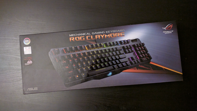 ASUS ROG Claymore, keyboard