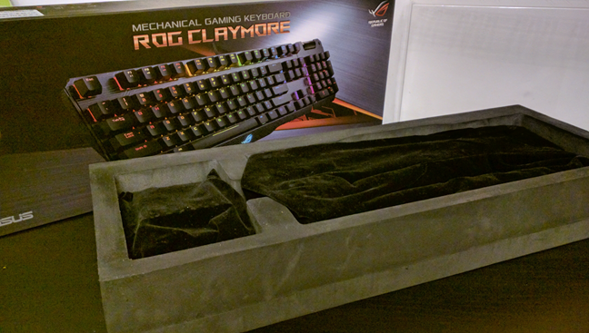 ASUS ROG Claymore, keyboard