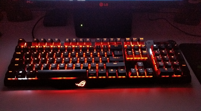 ASUS ROG Claymore, keyboard