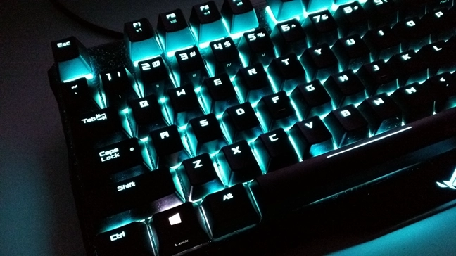 ASUS ROG Claymore, keyboard