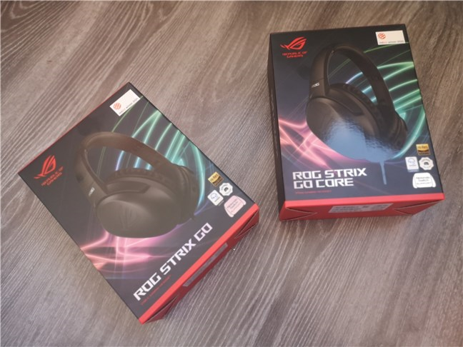 ASUS ROG Strix Go &amp; ASUS ROG Strix Go Core: The packages