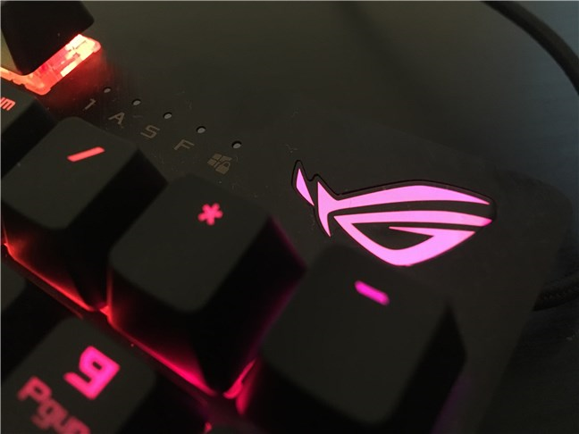 The ROG logo on the ASUS ROG Strix Scope