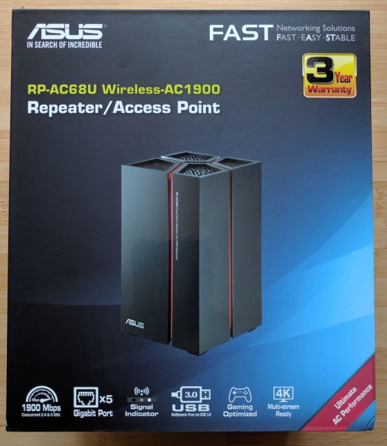 ASUS RP-AC68U, range extender, repeater, media bridge, review