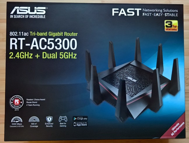 ASUS RT-AC5300, wireless, router, tri-band, review, performance, network