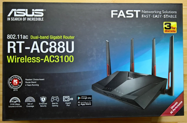 ASUS RT-AC88U, AC3100, dual-band, WiFi, wireless, router, performance, review