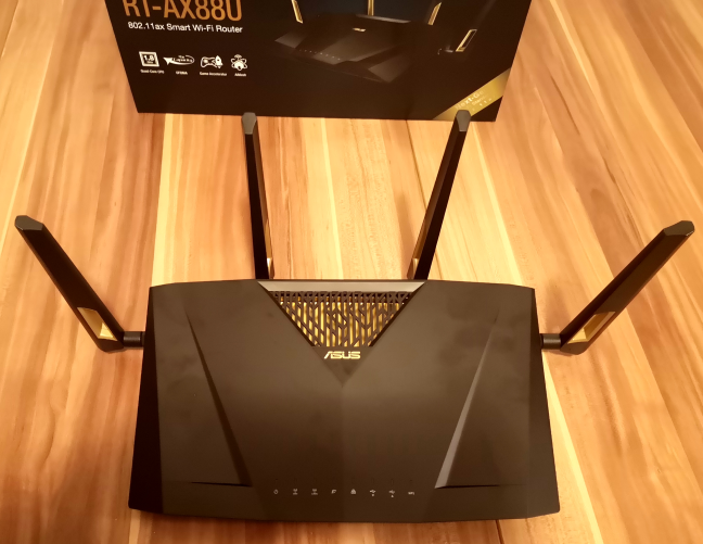 The ASUS RT-AX88U wireless router