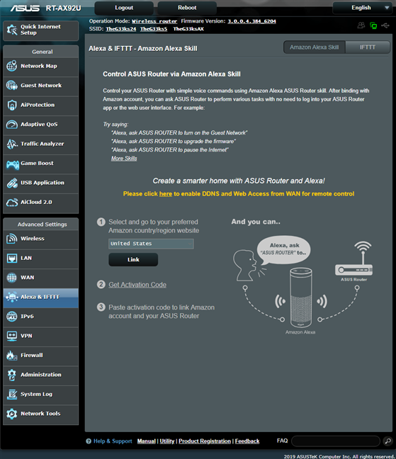 Alexa &amp; IFTT integration