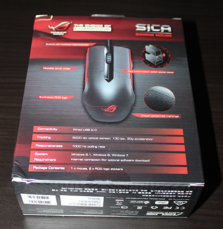 ASUS, Sica, Republic of Gamers, mouse, review, gaming