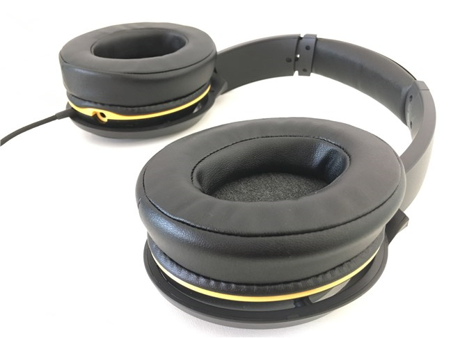 The interior of the ear cups of the TUF Gaming H5