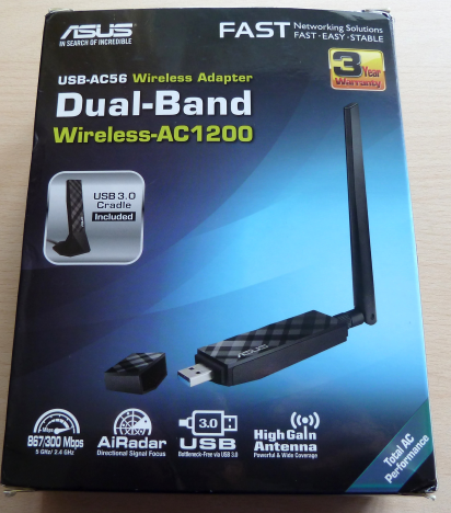 ASUS USB-AC56, 802.11ac, Dual-band, Wireless-AC1200, USB, review, networking, wireless