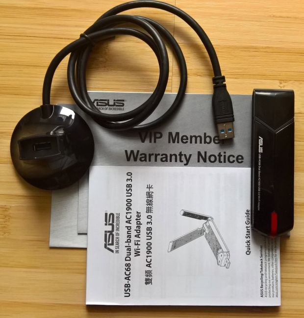 Reviewing ASUS USB-AC68 The adapter that looks like bird | Digital Citizen