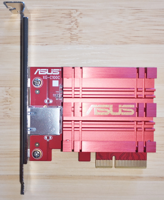 The ASUS XG-C100C PCI-Express network card