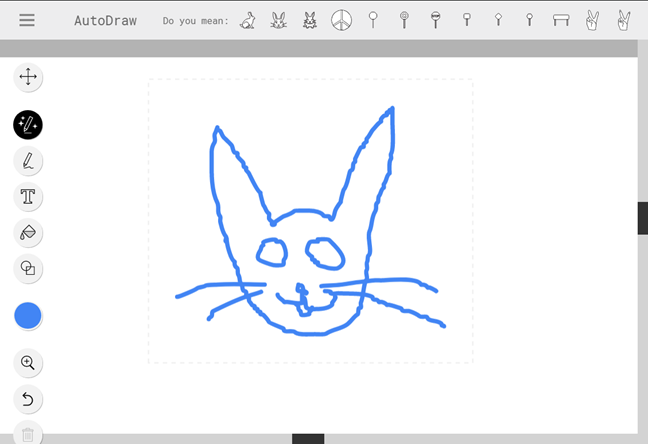 AutoDraw which can paint beautifully even if the picture is