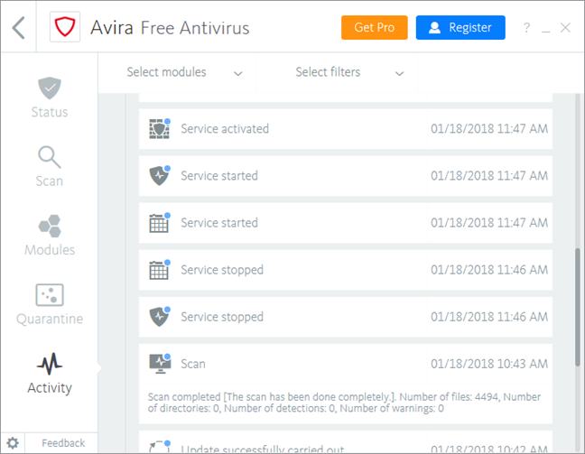 Avira Free Security Suite