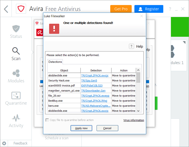 Avira Free Security Suite