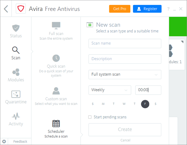 Avira Free Security Suite