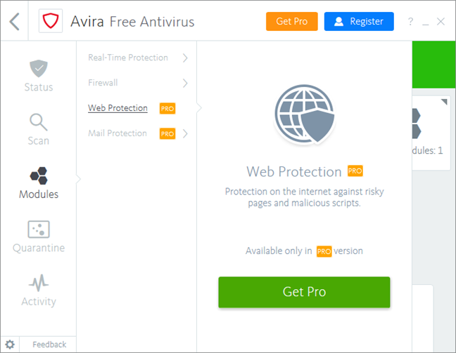 Avira Free Security Suite