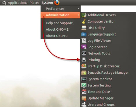 Ubuntu Printers