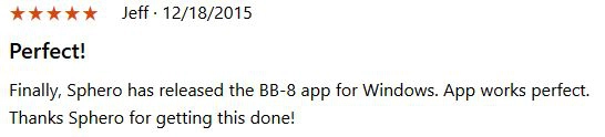 BB-8, Star Wars, Windows 10, Windows 10 Mobile, app, control