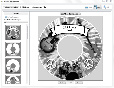 LightScribe Template Labeler