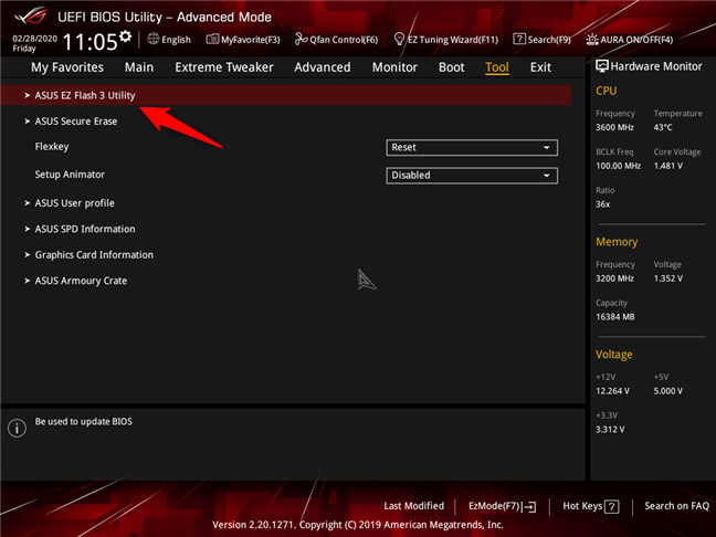 A BIOS utility that allows you to flash the BIOS of a motherboard