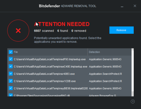 Bitdefender, Adware Removal Tool for PC