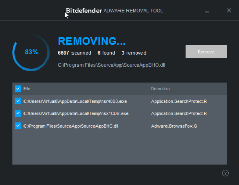 Bitdefender, Adware Removal Tool for PC