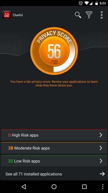 Bitdefender Clueful, Privacy Advisor, Bitdefender Mobile Security 