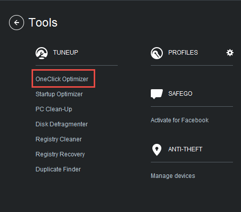 Bitdefender, OneClick Optimizer, clean up, temporary files, cookies, browsing history