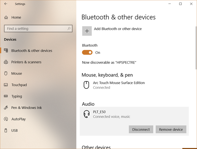 Bluetooth, connect, Windows 10