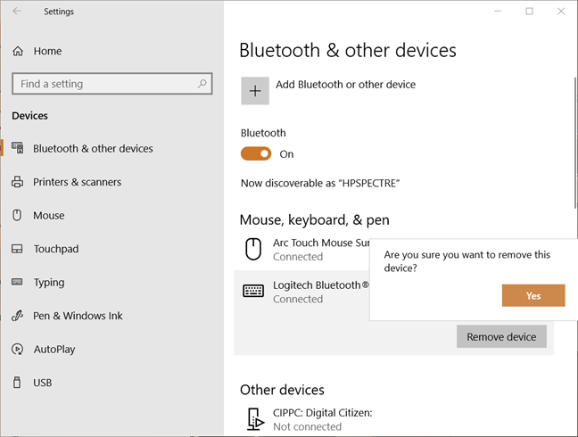Bluetooth, connect, Windows 10