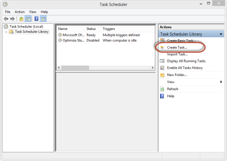 Windows 8 - Schedule Task - Boot to Desktop