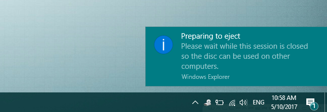 Windows, burn discs