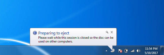 Windows, burn discs