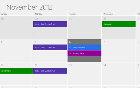 Windows 8 - How to work with the Calendar app