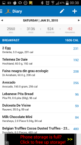 log, calorie, deficit, MyFitnessPal, wearable, device