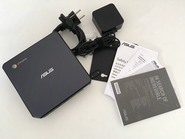 What you find inside the ASUS Chromebox 3 package