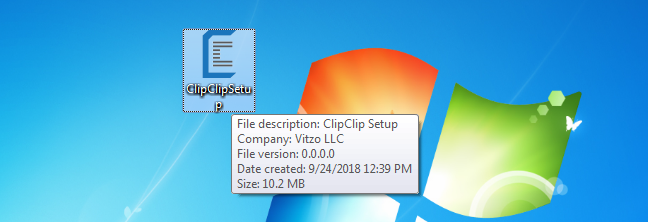 ClipClip setup file