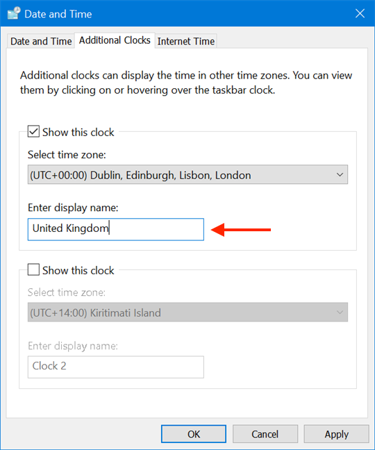 How To Add Clocks To The Taskbars Notification Area In Windows 10