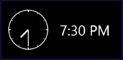 Windows 8 - Clock Live Tile - Tile Time