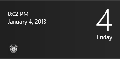 Windows 8 - Clock Live Tile - Clock