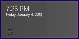 Windows 8 - Clock Live Tile - Simply Advanced Time Tile