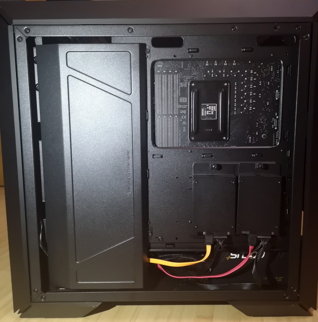 The backplate on the Cooler Master MasterCase MC600P