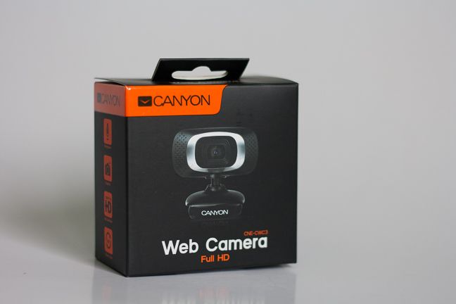 Canyon CNE-CWC3, webcam, 1080p