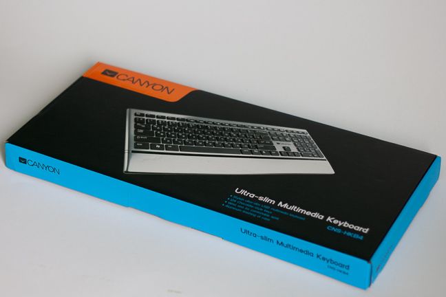 Canyon CNS-HKB4, ultra-slim, multimedia, keyboard