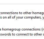 Network Sharing Settings