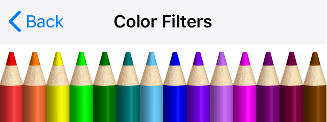 Use the color filters to make your iPhone/iPad black and white
